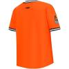 Big Boys NBA Classic Chenille Cotton Taping Tee(Orange/Black)