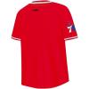 Big Boys NBA Classic Chenille Cotton Taping Tee(Red)