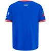 Big Boys NBA Classic Chenille Cotton Taping Tee(Royal Blue/Red)