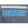 Detroit Lions Area Code Men’s Rib Wool Varsity Jacket (Heather Grey/White/Black) by Pro Standard(Grey)
