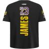 Pro Standard Big Boys NBA Los Angeles Lakers Lebron James #23 Classic Player Short Sleeve Tee Black L