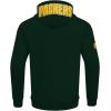 Pro Standard Mens NFL Classic Chenille Full Zip Hoodie(Forest Green)