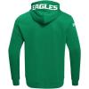 Pro Standard Mens NFL Classic Chenille Full Zip Hoodie(Kelly Green)