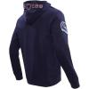 Pro Standard Mens NFL Classic Chenille Full Zip Hoodie(Midnight Navy)