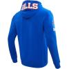 Pro Standard Mens NFL Classic Chenille Full Zip Hoodie(Royal Blue)