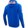 Pro Standard Mens NFL Classic Chenille Full Zip Hoodie(Royal Blue)