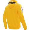 Pro Standard Mens NFL Classic Chenille Full Zip Hoodie(Yellow)