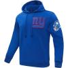 Pro Standard Mens NFL Classic Chenille Pull Over Hoodie(Dodger Blue)
