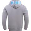 Pro Standard Mens NFL Classic Chenille Pull Over Hoodie(Grey)