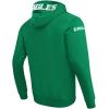 Pro Standard Mens NFL Classic Chenille Pull Over Hoodie(Kelly Green)