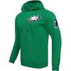 Pro Standard Mens NFL Classic Chenille Pull Over Hoodie(Kelly Green)