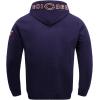 Pro Standard Mens NFL Classic Chenille Pull Over Hoodie(Midnight Navy)