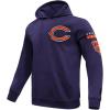 Pro Standard Mens NFL Classic Chenille Pull Over Hoodie(Midnight Navy)