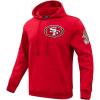 Pro Standard Mens NFL Classic Chenille Pull Over Hoodie(Red)