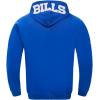 Pro Standard Mens NFL Classic Chenille Pull Over Hoodie(Royal Blue)