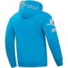 Pro Standard Mens NFL Classic Chenille Pull Over Hoodie(Teal)