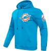 Pro Standard Mens NFL Classic Chenille Pull Over Hoodie(Teal)