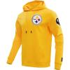 Pro Standard Mens NFL Classic Chenille Pull Over Hoodie(Yellow)