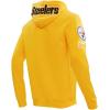 Pro Standard Mens NFL Classic Chenille Pull Over Hoodie(Yellow)