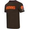 Pro Standard Mens NFL Classic Chenille Short Sleeve Tee(Brown)