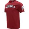 Pro Standard Mens NFL Classic Chenille Short Sleeve Tee(Cardinal Red)