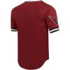 Pro Standard Mens NFL Classic Chenille Short Sleeve Tee(Cardinal Red/Black)