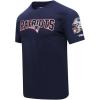 Pro Standard Mens NFL Classic Chenille Short Sleeve Tee(Navy)