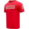 Pro Standard Mens NFL Classic Chenille Short Sleeve Tee(Red)