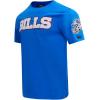 Pro Standard Mens NFL Classic Chenille Short Sleeve Tee(Royal Blue)