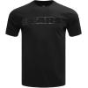 Pro Standard Mens NFL Classic Triple Black Short Sleeve Tee(Triple Black)