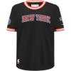 Big Boys NBA Classic Chenille Cotton Taping Tee(Black/Orange)