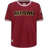 Big Boys NBA Classic Chenille Cotton Taping Tee(Cardinal Red)