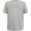 Big Boys NBA Classic Chenille Cotton Taping Tee(Gray)