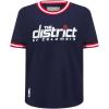 Big Boys NBA Classic Chenille Cotton Taping Tee(Midnight Navy/Red)