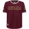 Big Boys NBA Classic Chenille Cotton Taping Tee(Wine)