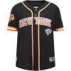 Big Boys NBA Mesh Button Down Top(Black/Orange)