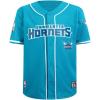 Big Boys NBA Mesh Button Down Top(Teal)