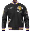 PRO STANDARD Mens NBA Sugar Skull Varsity Jacket(Black/Purple)