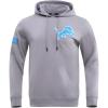 Pro Standard Mens NFL Classic Chenille Pull Over Hoodie(Grey)