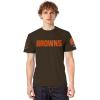 Pro Standard Mens NFL Classic Chenille Short Sleeve Tee(Brown)