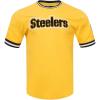 Pro Standard Mens NFL Classic Chenille Short Sleeve Tee(Yellow/Black)
