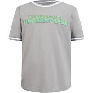 Big Boys NBA Classic Chenille Cotton Taping Tee(Gray)
