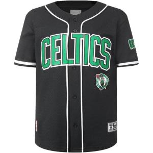 Big Boys NBA Mesh Button Down Top(Black)