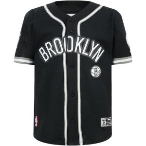 Big Boys NBA Mesh Button Down Top(Black/Gray)
