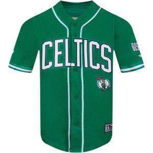 Big Boys NBA Mesh Button Down Top(Kelly Green)