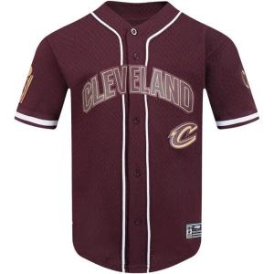 Big Boys NBA Mesh Button Down Top(Wine)