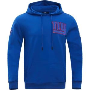 Pro Standard Mens NFL Classic Chenille Pull Over Hoodie(Dodger Blue)