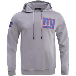Pro Standard Mens NFL Classic Chenille Pull Over Hoodie(Gray)