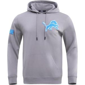 Pro Standard Mens NFL Classic Chenille Pull Over Hoodie(Grey)