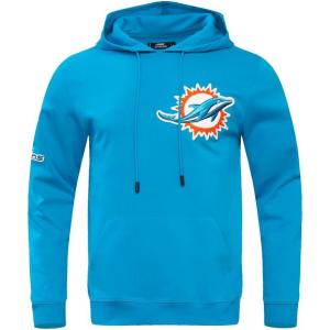 Pro Standard Mens NFL Classic Chenille Pull Over Hoodie(Teal)